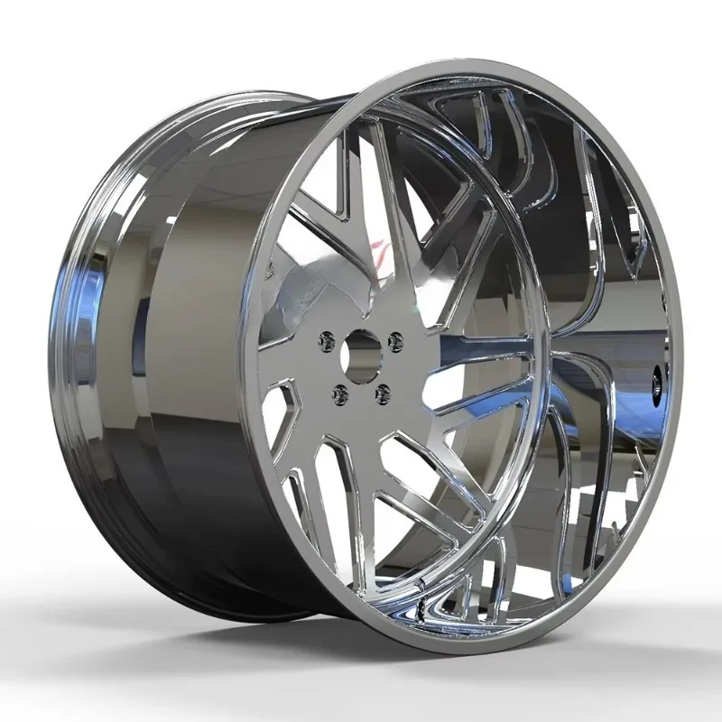 2/3 قطعة 22 24 26 بوصة رسم عجلة معدنية مزورة 26 بوصة حافة كروم Forcato عجلة تصميم الرسم #4