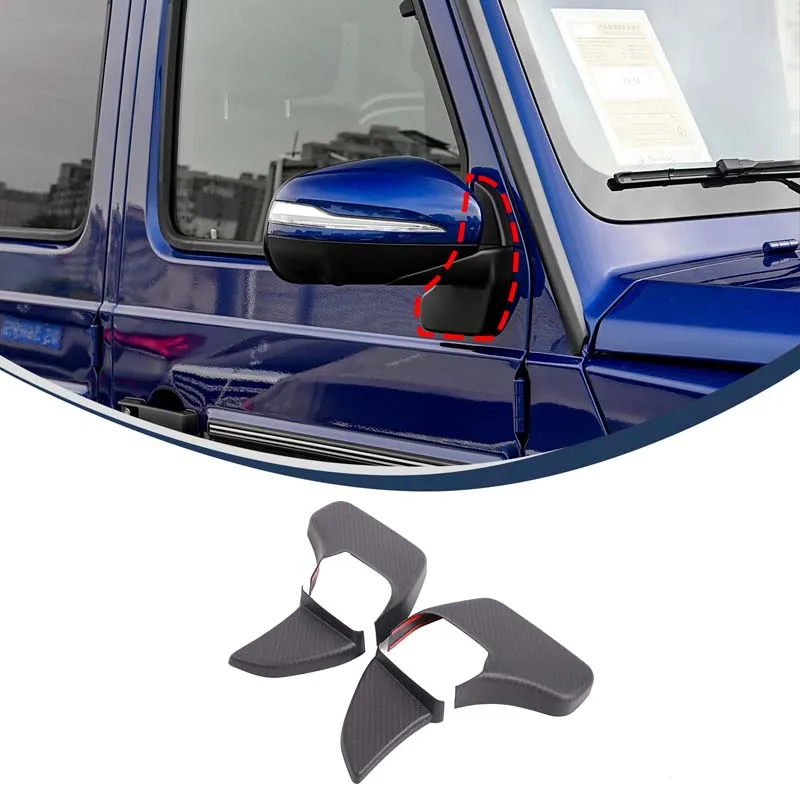 

Car Rearview Mirror Base Cover Trim Side Mirror Base Cover Sticker Car Accessories For Mercedes Benz G Class W464 W465 2019-2024