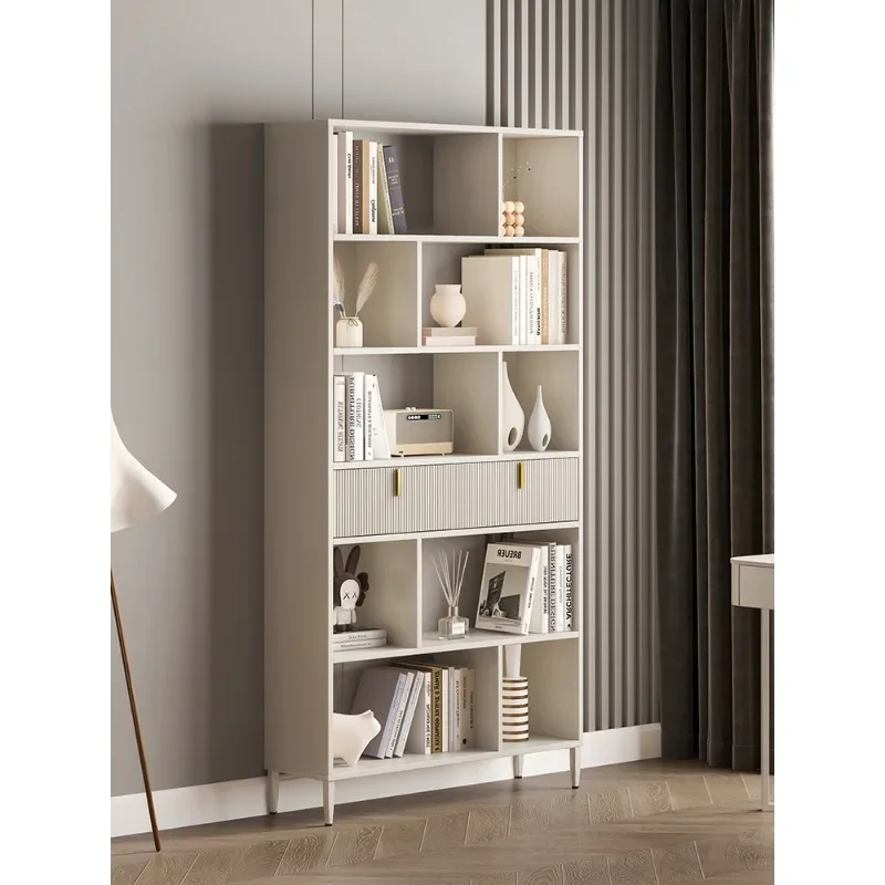 

Bookcase Locker Modern Simple Locker Combination Grid Cabinet Bookshelf Shelf Floor Free Combination Standing