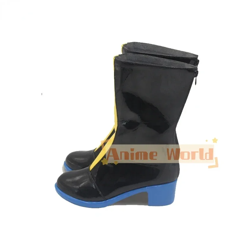 2023 Kaitoo Cosplay Schuhe Spiel PJSK Cosplay Requisiten Halloween Karneval Stiefel PU Leder Schuhe Nach Maß