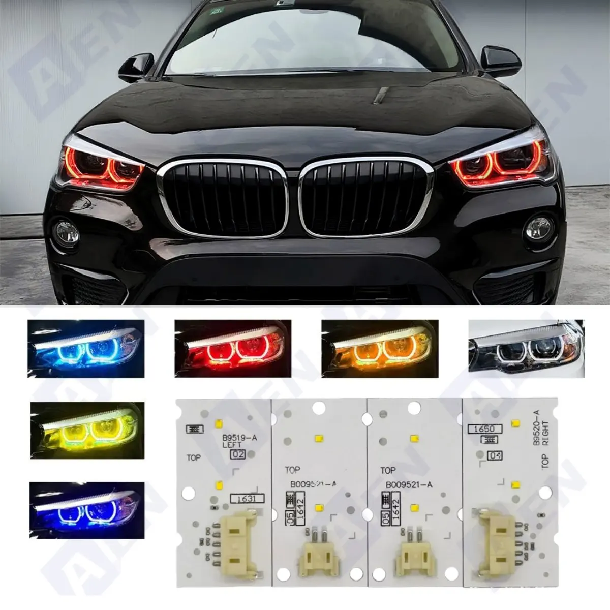

63117489237 Angel Eye DRL Boards For 2017 2018 2019 BMW X1 F48 X2 F39 LED Headlight Daytime Running Light Module 63117489238