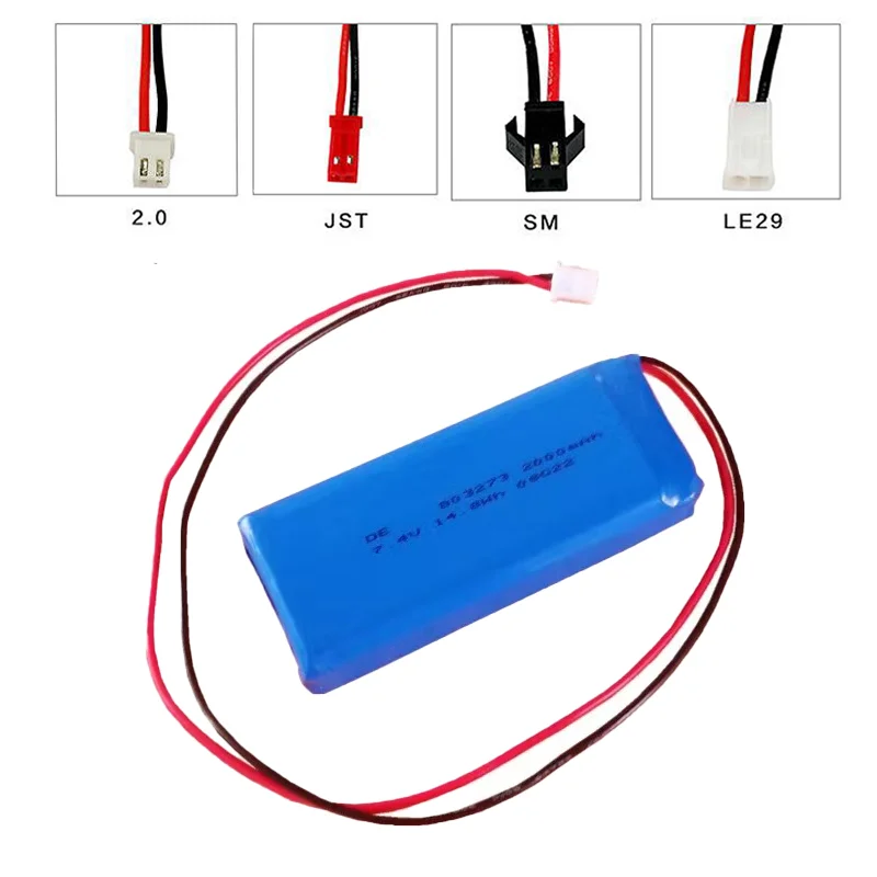 7.4v LIP-802273 2s 2000MAH batteria ai polimeri batteria ricaricabile agli ioni di litio lettore Audio batteria