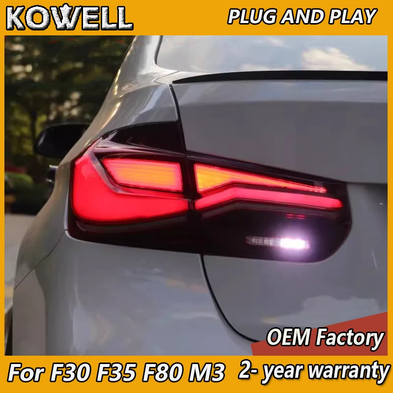 Car Styling for BMW F30 Taillight 2012-2019 F35 Tail Lights F80 M3 Rear DRL Fog Brake Turn Signal Reversing