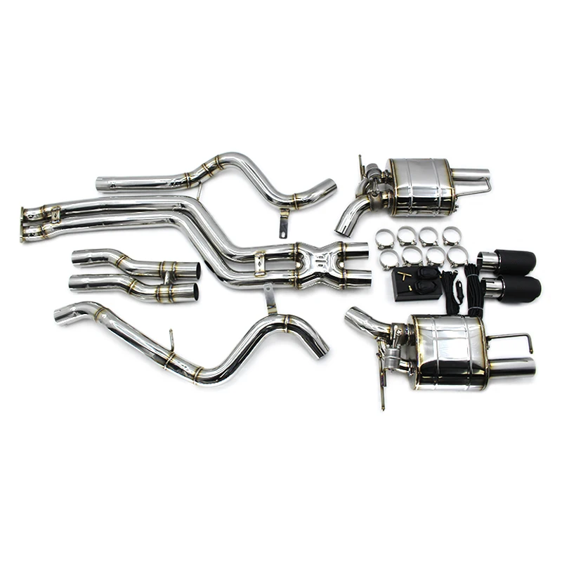 

Выхлоп Catback из нержавеющей стали 304 для BMW 335i E90/E92/E93 3.0T N55 2009-2013, глушитель выхлопа автомобиля