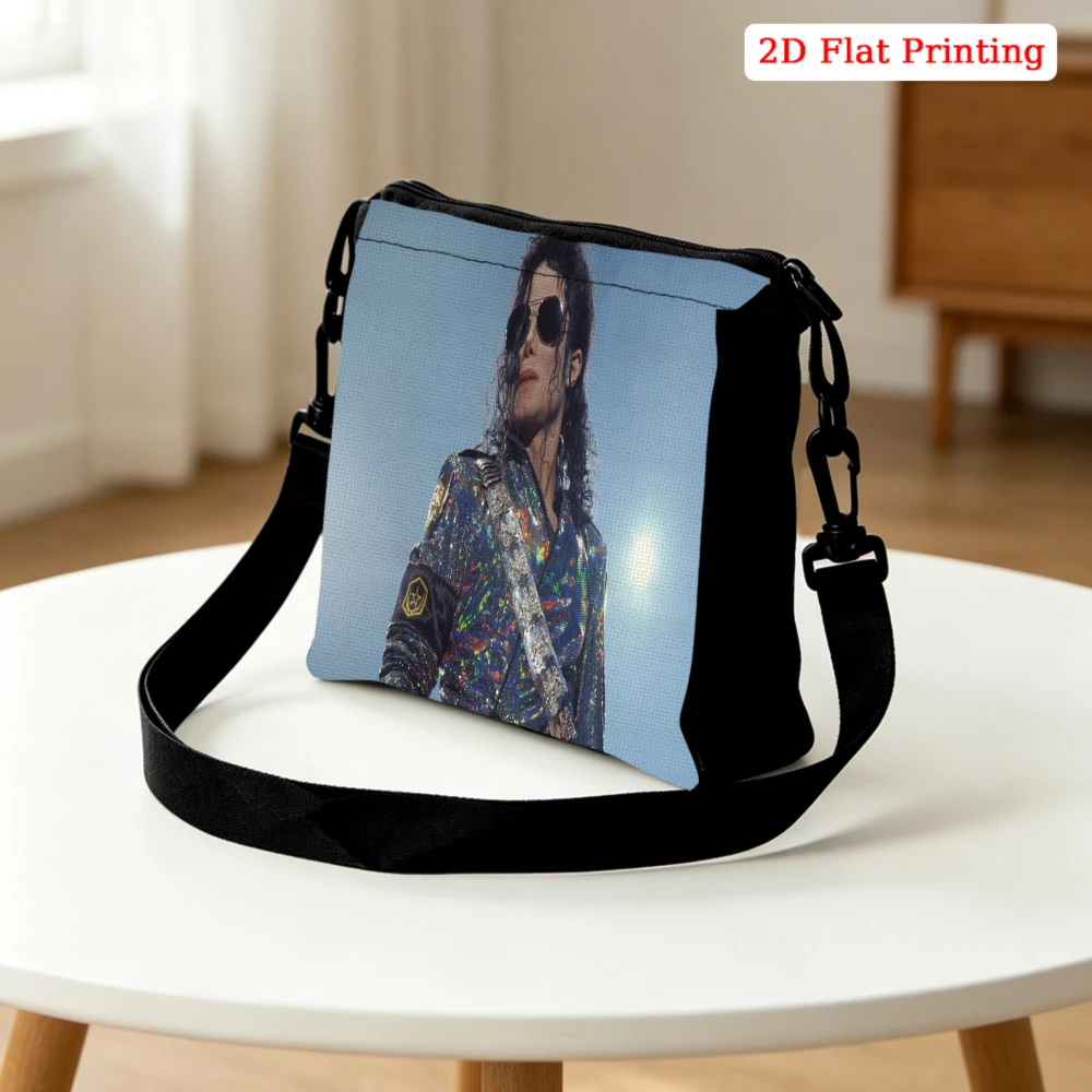 1pc Fashion Crossbody Bag Black Custom Photo Print Shoulder Bags For Travel Daily Commute Shopping Storage Women Lightweight Por