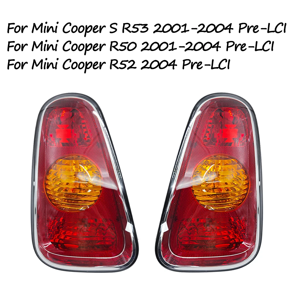 For Mini Cooper R50 R52 R53 2001 2002 2003 2004 Tail Light Rear Taillight Warning Light Reversing Light 63216935783 63216935784