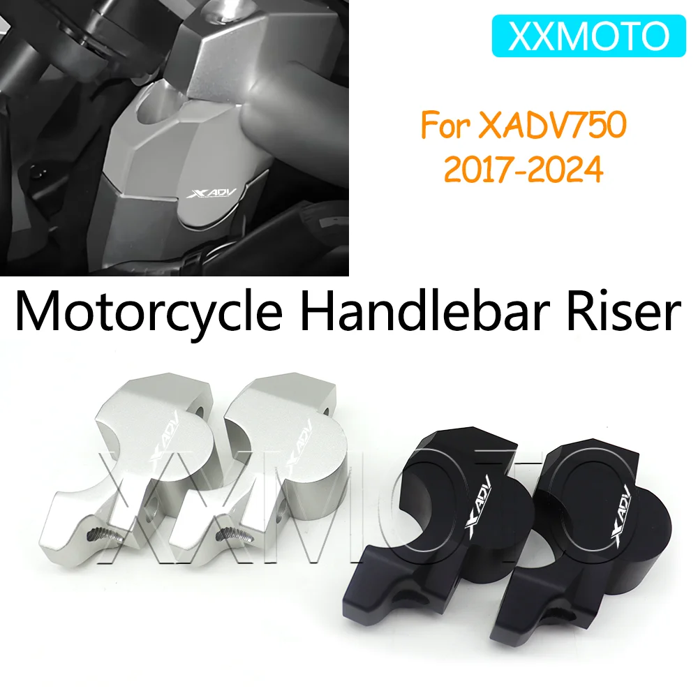 

For Honda XADV 750 XADV750 X ADV 150 160 350 ADV150 ADV350 2017-2024 Motorcycle Handlebar Riser Heightening Mount Handle Clamp