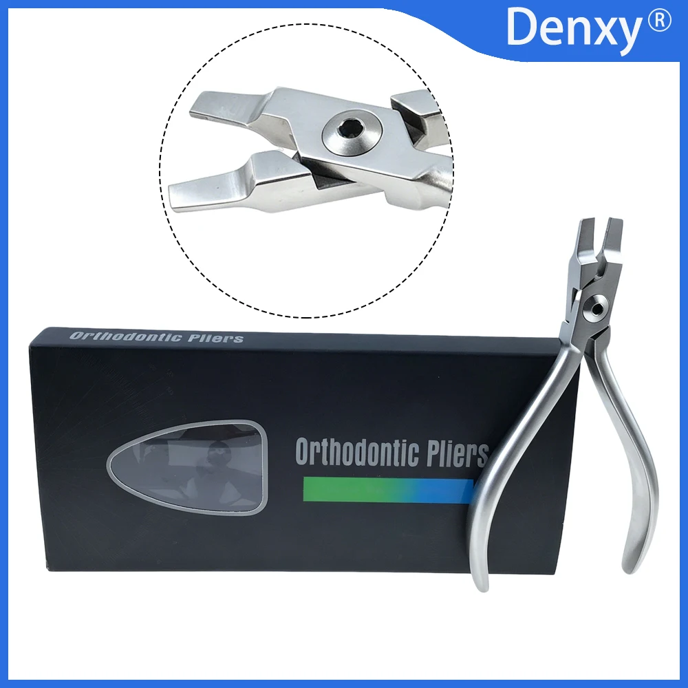 Pince à plier les fils orthodontiques rectangulaires Tweed, pince à plier le fil de torquage, forceps dentaire à tête carrée pour ajustement de fils