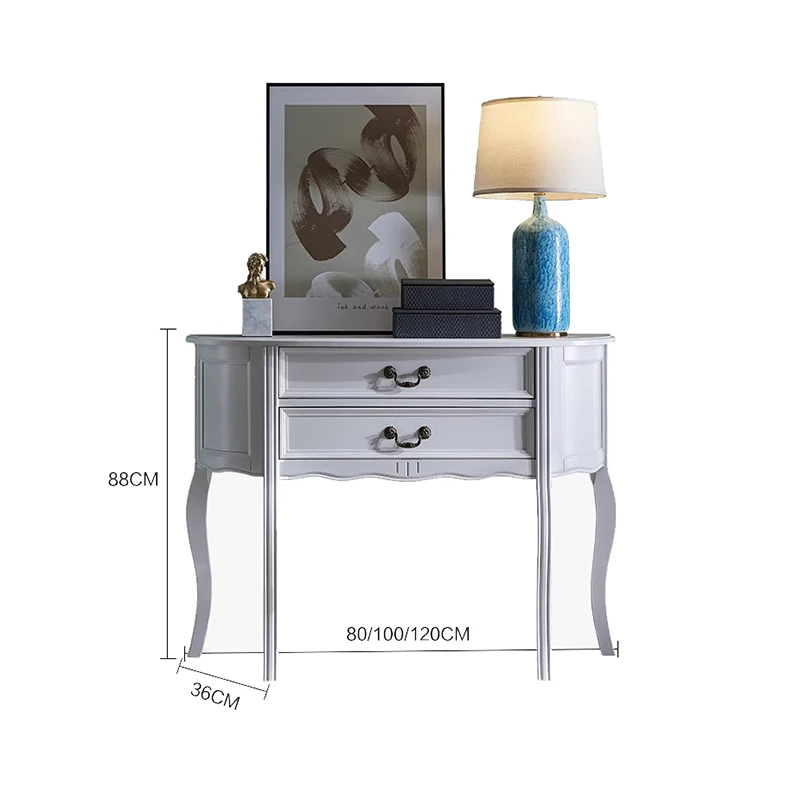 Modern Aesthetic Console Table Beauty Trendy Premium Minimalist Console Table Storage Classic Tisch Wohnzimer Furniture