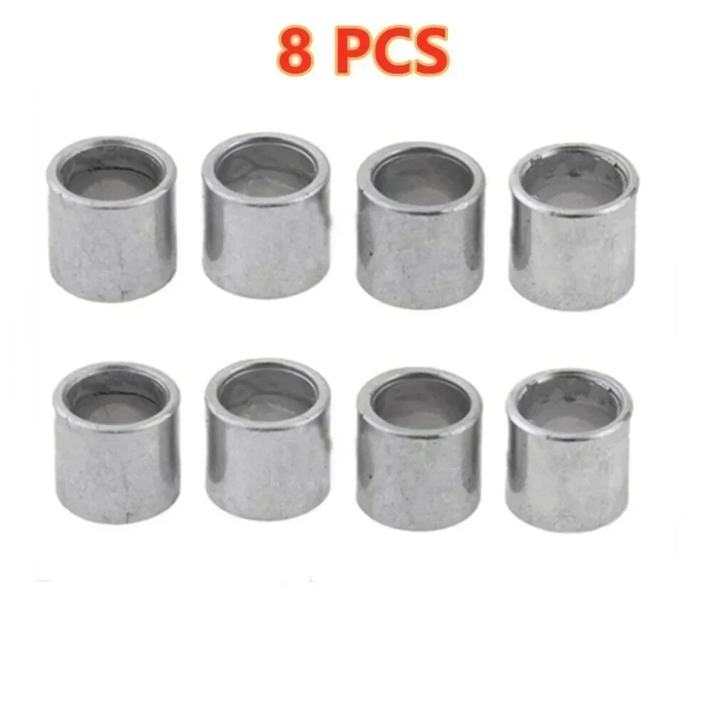 4/8 Pcs 10mm LONG ALLOY BEARING SPACER FOR SCOOTER Or SKATEBOARD WHEELS 8mm ID Double Rocker Bearing Sleeve Scooter Accessories