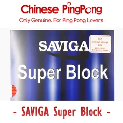 Original SAVIGA SUPER BLOCK Table Tennis Rubber Defensive Pips-long DAWEI SUPERBLOCK Long Pips Ping Pong OX Topsheet