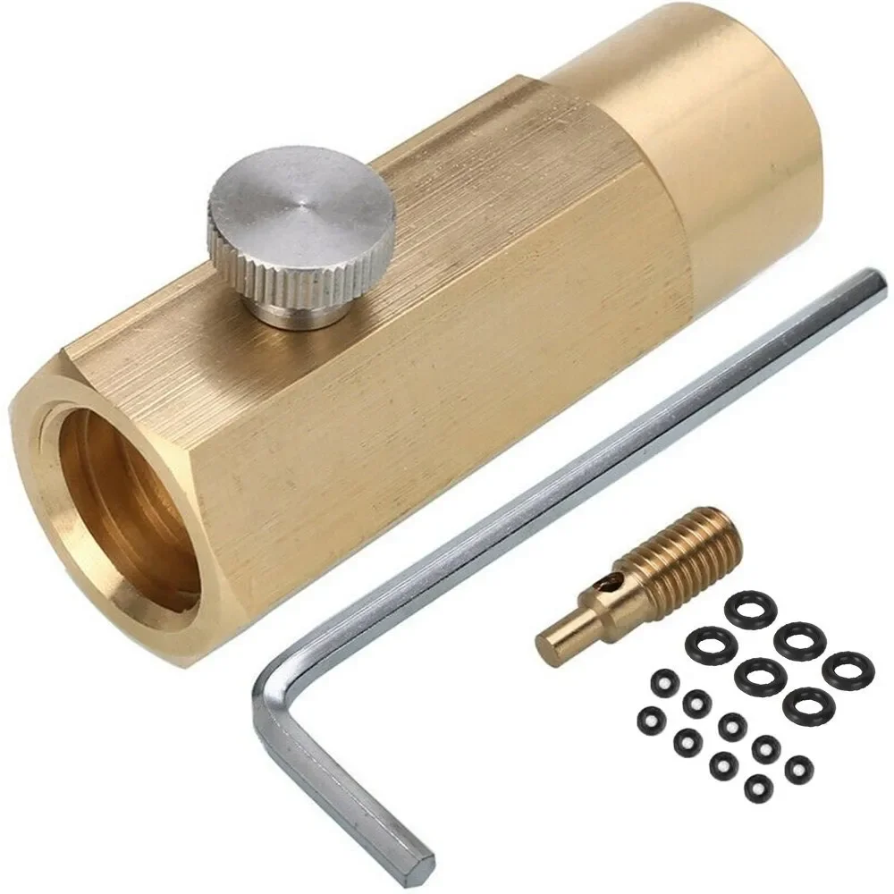 

Soda sparkling water machine carbon dioxide CO2 bottle inflation valve connector, large to small,