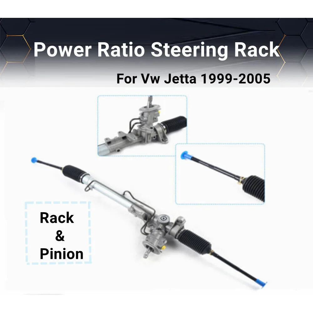 

Power Steering Rack & Pinion Assembly Durable Complete Steering Rack + Pinion Assy Fits For Vw Jetta 1999-2005 New