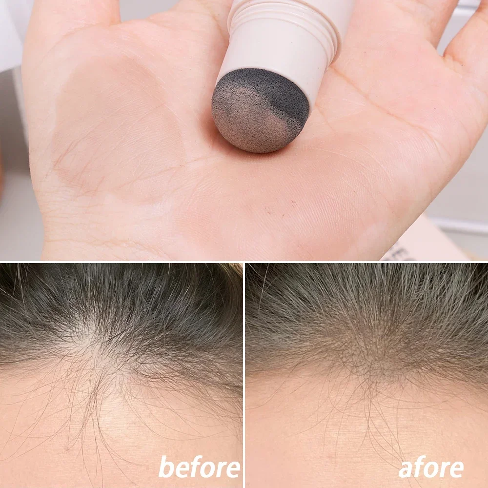 Hairline Fluffy Powder Instantly Black Root Cover Hair Concealer Waterproof Repair Fill Hairline Shadow Thinning Eyebrow Powder