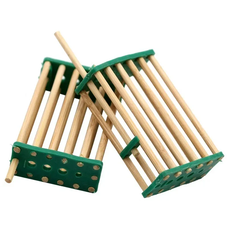 100PCS Bee Set Beekeeping Tool Bamboo  Cage  Plastic Multifunctional  Cage Prisoner  Cage Italian view 4