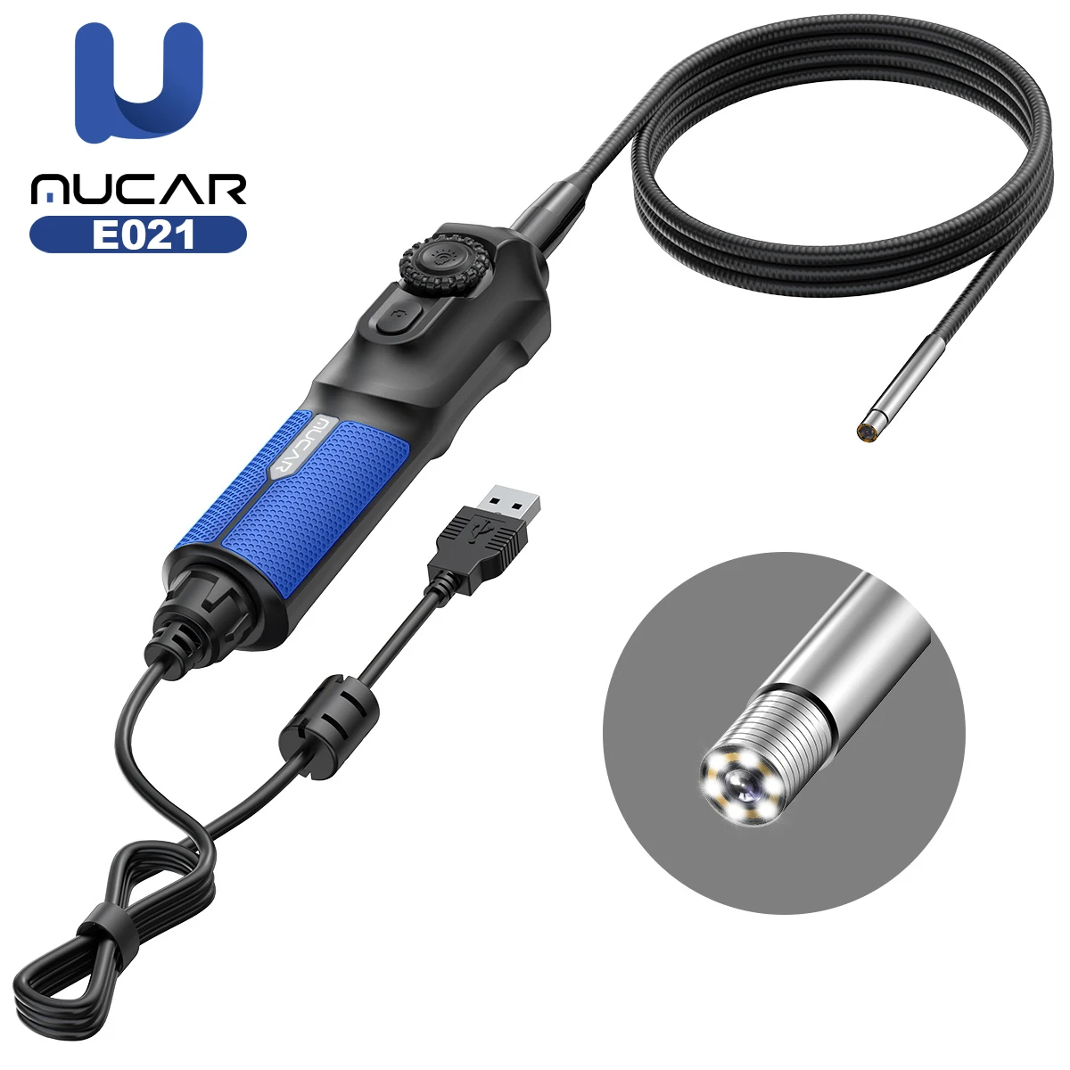 

Эндоскоп MUCAR E021 USB, 90 см, IP67, HD, 6 светодиодов, регулируемый, 5,5 мм, инспекционный бороскоп для 892BT VO8 VO7S