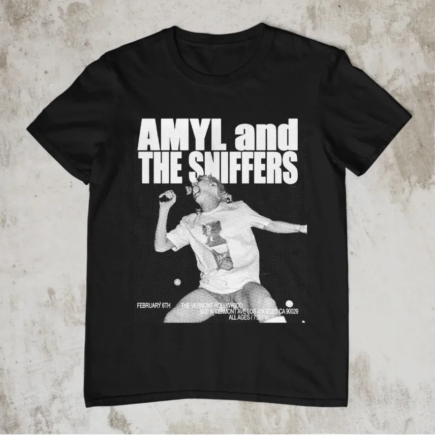 Amyl And The Sniffers Black Size S to 5XL Gift T-Shirt