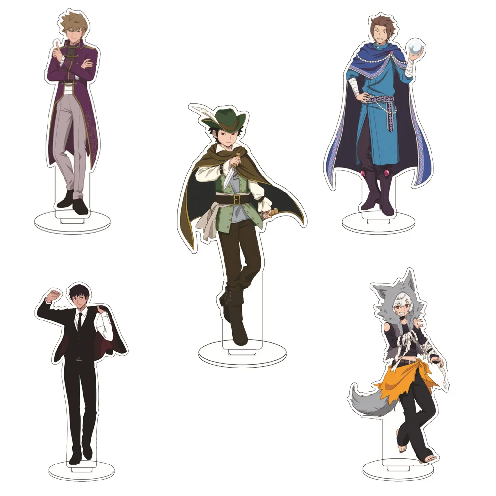 

16CM Anime World Trigger‌ Yuma Kuga Osamu Mikumo Chika Amatori Yuichi Jin Replica Cos Acrylic Figure Stand Ornaments Gifts