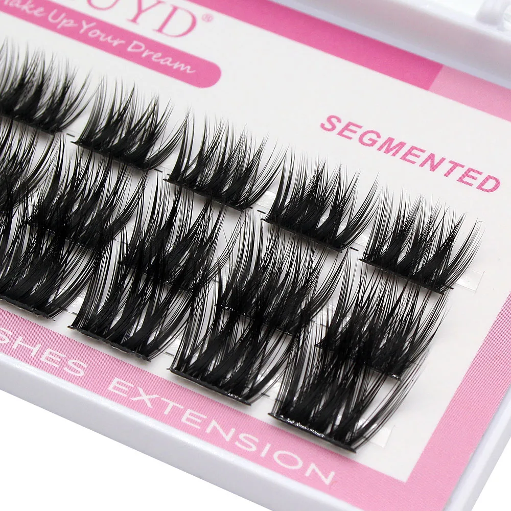 Loose segmented false eyelashes DIY natural independent eyelashes makeup tools soft natural mink fluffy soft false eyelashes