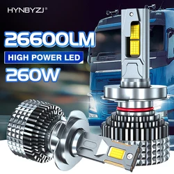 HYNBYZJ Power Supply 24V LED Truck Headlight H7 LED Canbus H1 H4 H11 9005 9006 9012 Truck Lorry Light Headlight Bulb