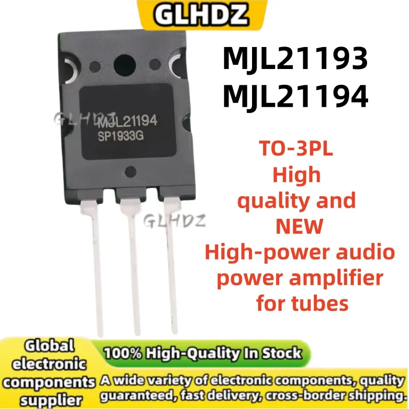 5-10PCS Original MJL21193 MJL21194 High-power audio power amplifier for tubes TO-3PL in stock