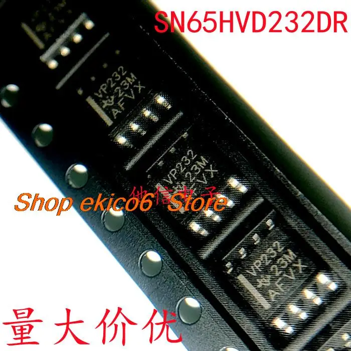 10pieces Original stock  SN65HVD232DR VP232 SOP-8 CAN