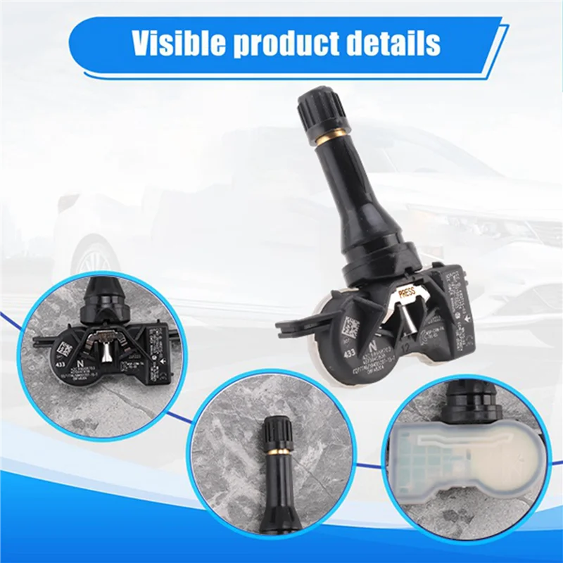 Monitor de pressão dos pneus tpms AY03-1Pcs adequado para nissan renault infiniti 407004cb0b 407004cb0a