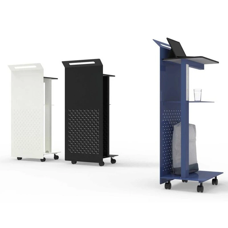 

Steel Mobile Lecture Table Activity Workstation Academic Demonstration Full Steel Computer Fashion Training Table