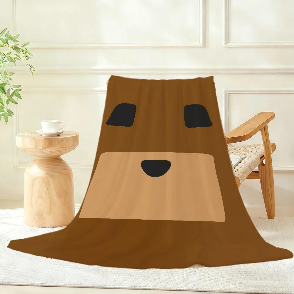 Game S-Super Bear A-Adventure Blanket Throw Super Cosy Plush Living Room Sofa Couch Childish Birthday Gifts