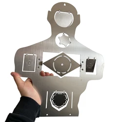 Airsoft Equipment IDPA IPSC Professional Stainless Steel Target USPSA Shooting Training Targets Slingshot Metal Tactical Target