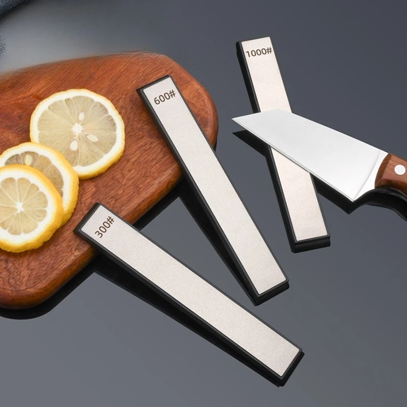 

3000# 1PC/3PCS Kitchen Knife Sharpening System Professional Knife Fixed Angle Sharpener Auxiliary Tool Household Whetstone