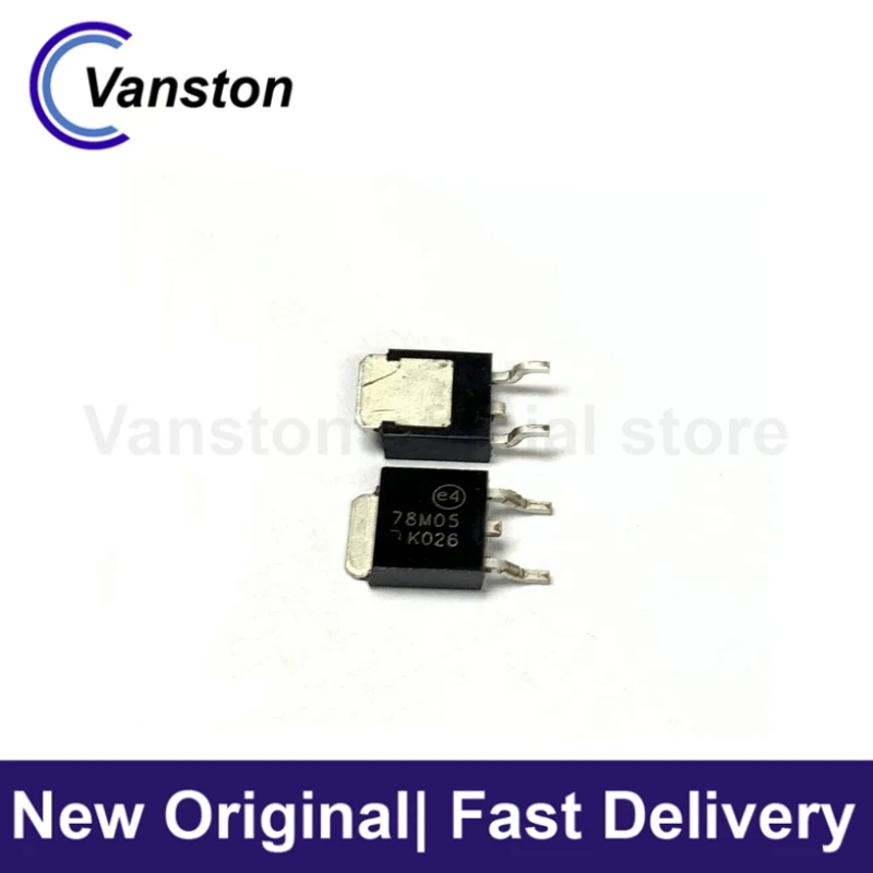 2pcs 78M05 SMT 7805 Three-terminal Voltage Regulator L78M05CDT TO-252 Voltage Regulator Brand New Original Rapid shipment