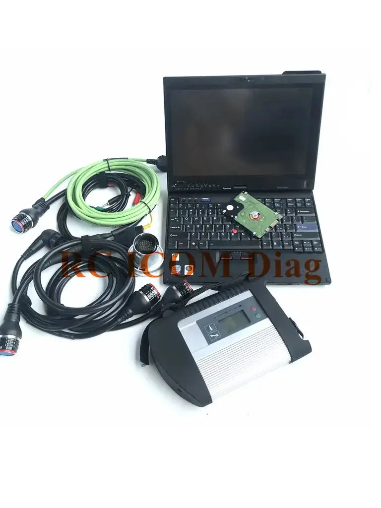 

2025.09 MB Star C4 Diagnosis Tool MB Old Car Repair with ThinkPad X220t Computer i5 8g SD Connect C4 Software Hdd Installed