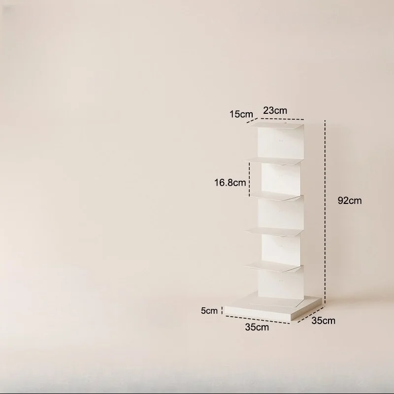 sky bookshelf invisible narrow bookcase  floor-to-ceiling living room corner creative suspended small apartment shelf
