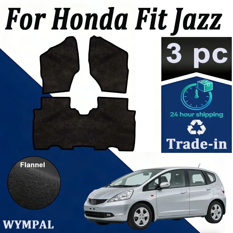 

Nylon Suede Car Floor Mats For Honda Fit Jazz GD 2 3 4 5 GE 1 2 3 2003~2007 2004 2005 Panel Footpads Carpet Cover Pad Foot Pads