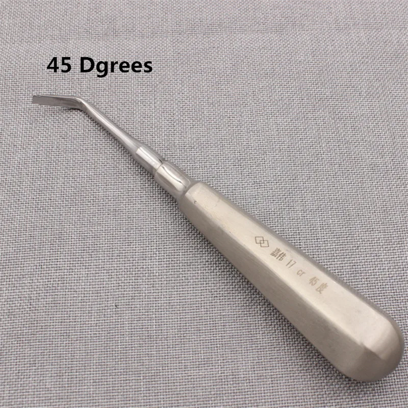 Dental Tooth Root Extraction Elevators Luxating Elevator Straight Curved Winter Stainless Steel Dentistry Surgical Screwdriver