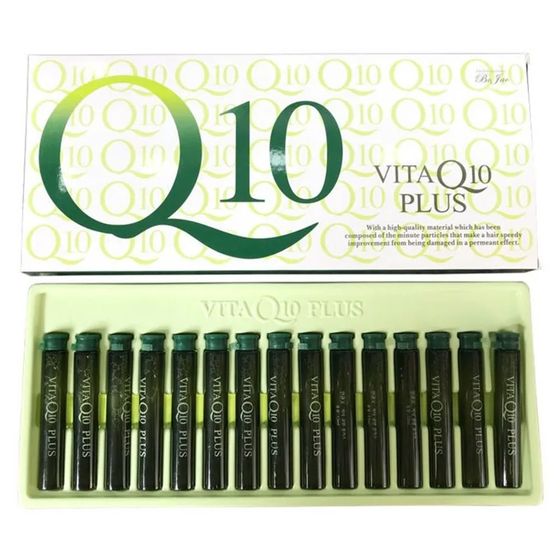 Vitamin Q10 Ampoule Collagen Hair Essence Scalp Serum Keratin Hair Treatment Mask Repair Damage Hair Care Anti Hair Loss