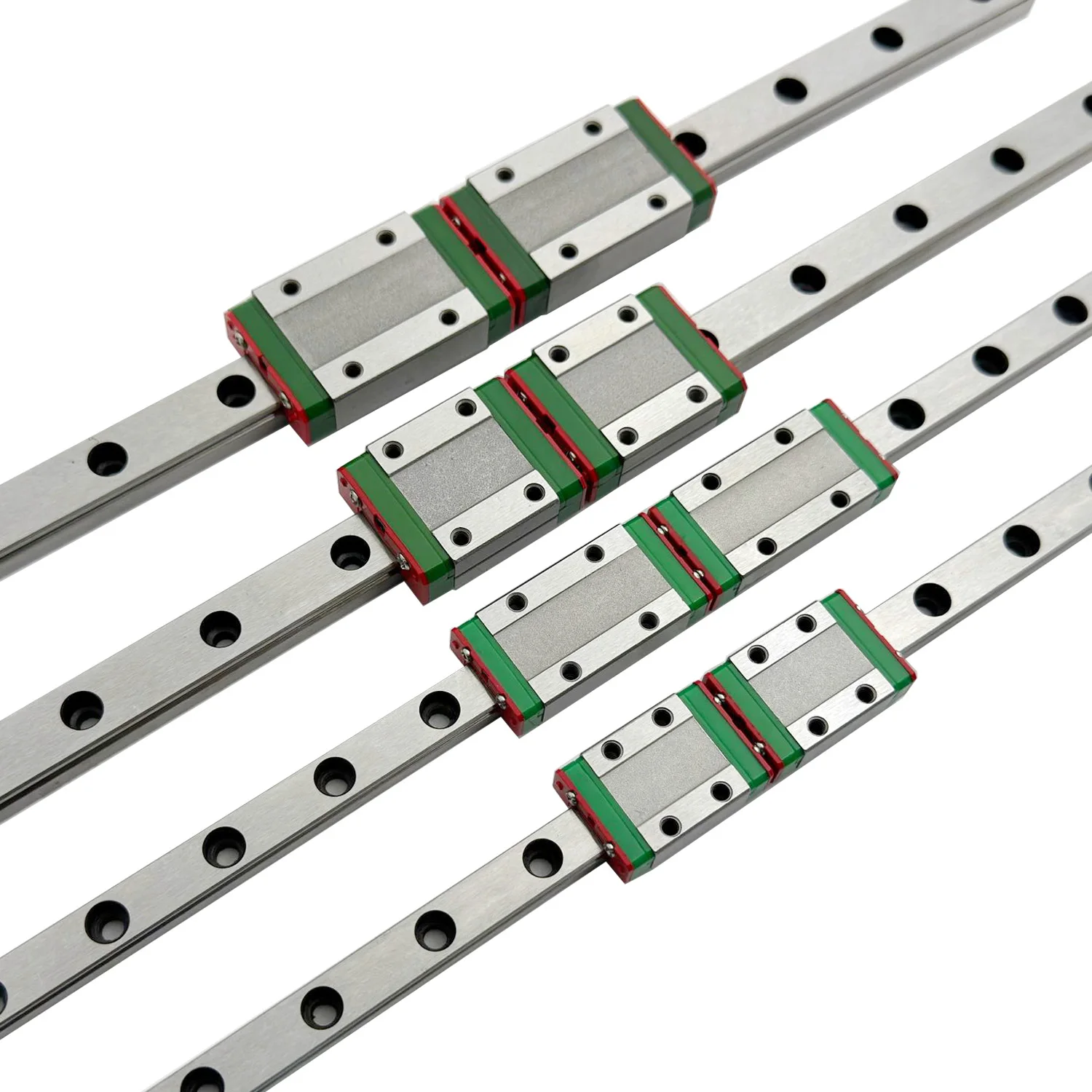 miniature linear rail slide 1pc  linear guide+1pc  carriage MGN12 MGN15 MGN7 MGN9 300 350 400 450 500 600 mm