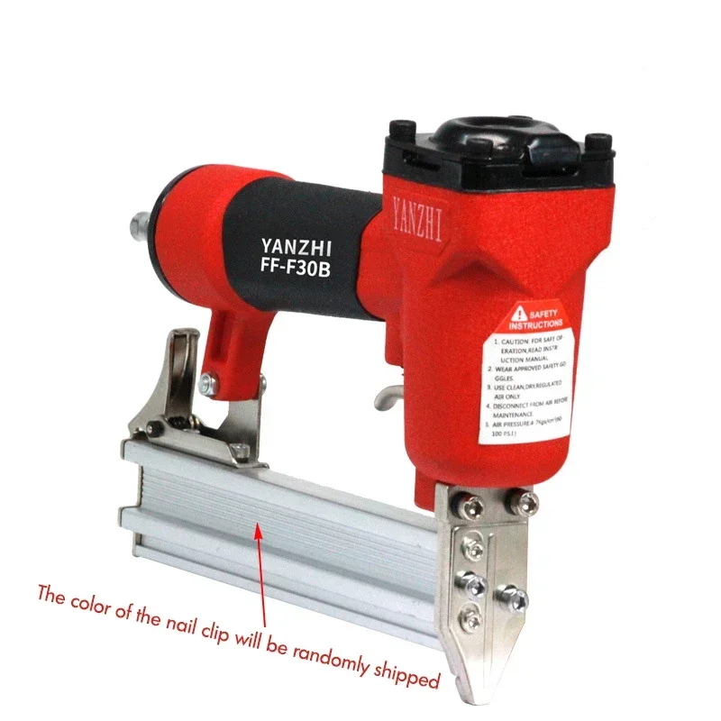 Pneumatic Finish Nailer and Stapler Ergonomic and Lightweight Staple Gun 1.05 x1.25mm for Wood, Upholstery