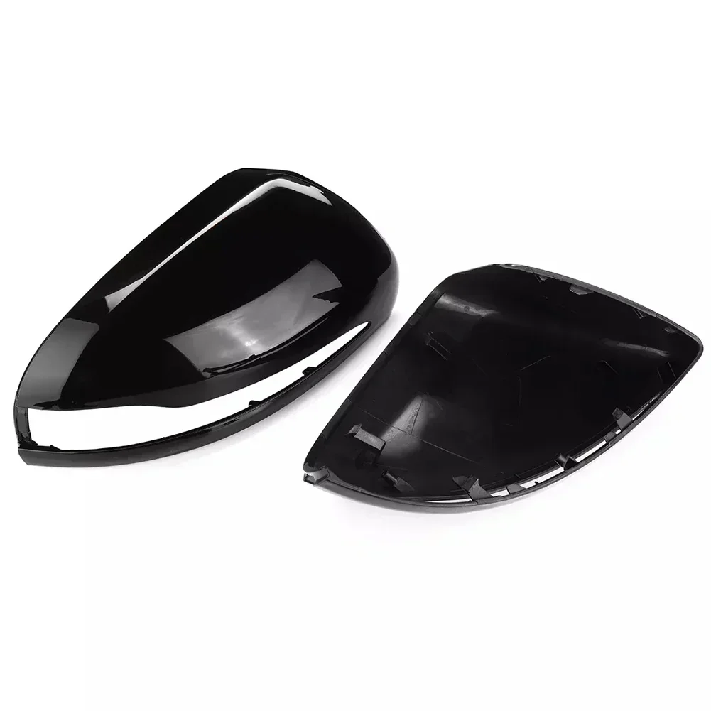 Sleek Glossy Black Replacement Side Mirrors for Mercedes Models Including C W205 E W213 and For GLC X253 For LHD Use Only