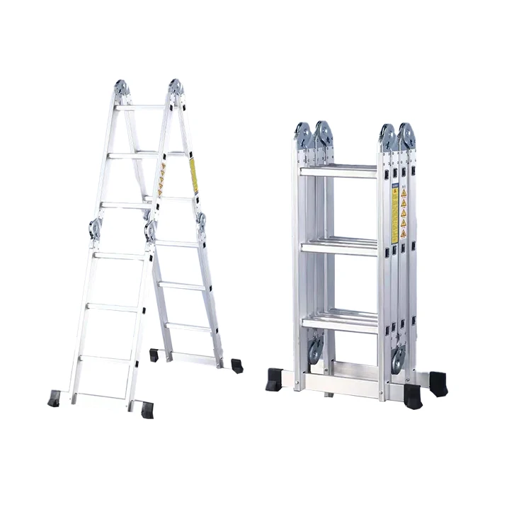 Soft Closing Aluminum Multipurpose Telescopic Ladder Escalera Telescopic Multiusos De Aluminio