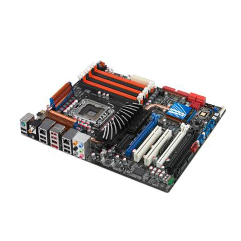 Placas-mãe P6T Deluxe V2, LGA 1366, DDR3 ATX, Overclocking Desktop Mainboard, SATA III, USB 3.0, Intel X58