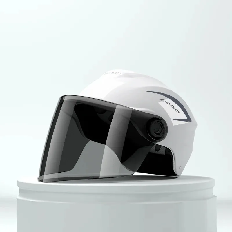 Unisex Waterproof Half Helmet, Portable Anti-Collision Protective Helmet for E-Bike Commuting