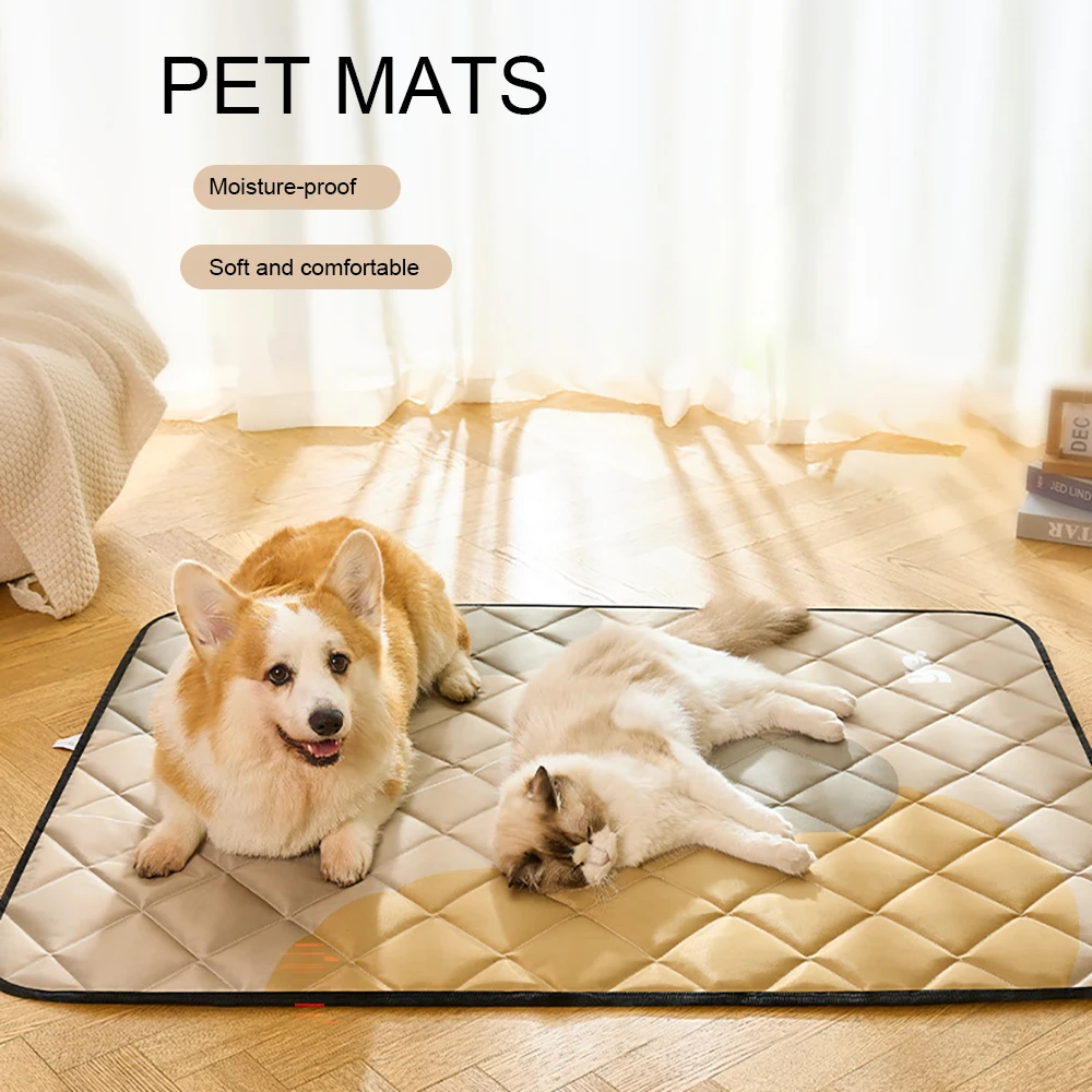 

Foldable Dog Cat Bed for Large Medium Small Pets – Portable & Space-Saving Pet Mat Soft Washable Cushion with Non-Slip Bottom