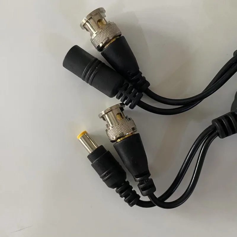 Passive CCTV Coax BNC Power 4K Video Balun Transceiver RJ45 BNC male Connectors to for CCTV video Camera