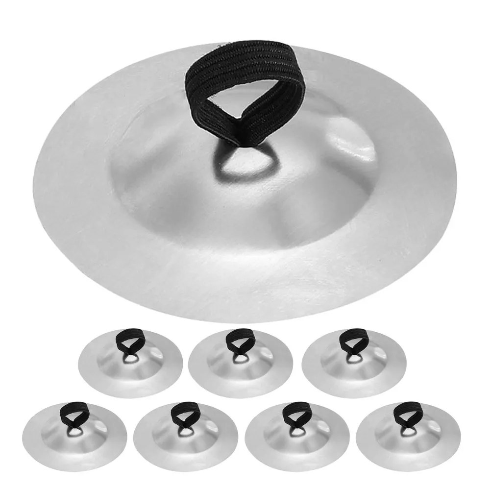 4Pair Mini Brass Finger Cymbals Belly Dancing Finger Dance Practice Performance Musical Instrument Party Dancer - view 3