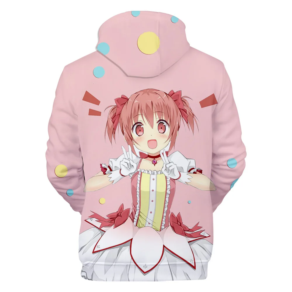 2022 Puella Magi Madoka Magica Cosplay Hoodie Kaname Madoka 3D Print Fashion Pullover Hoodies Clothes