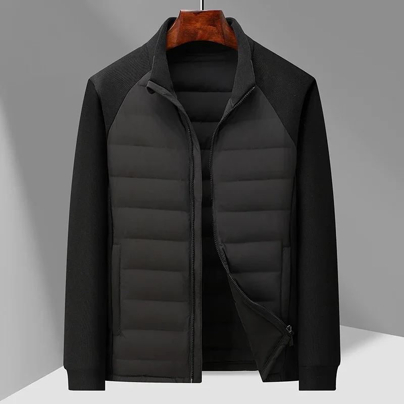 2025.Fashion Cool And Lightweight HoodieHigh-Quality Long-Sleeved Stand-Up Collar Down Jacket