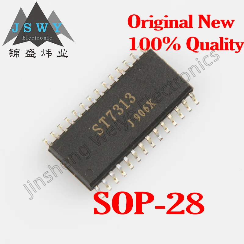 

10 шт. ST7313 7313 SOP-28 SMD цифровой стерео аудио управления IC 100% абсолютно новый подлинный электронный