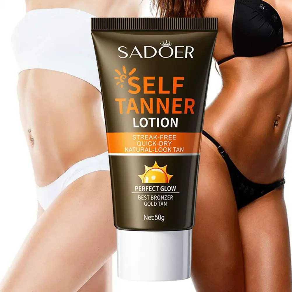 Intensive Tanning Cream Accelerator Fake Tan Self-taning Body and Face Sunbeds Summer Moisturizing Self Tanners Tanning Lotion